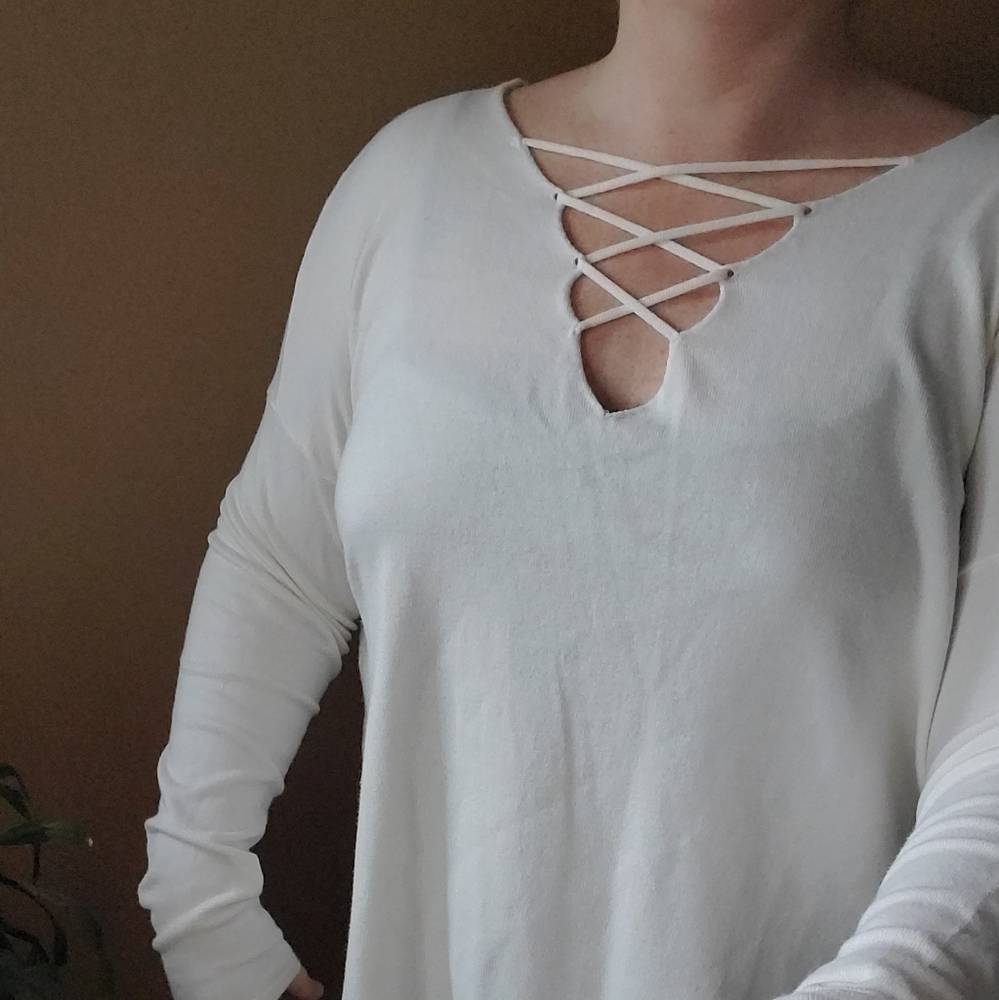 Cream sweater